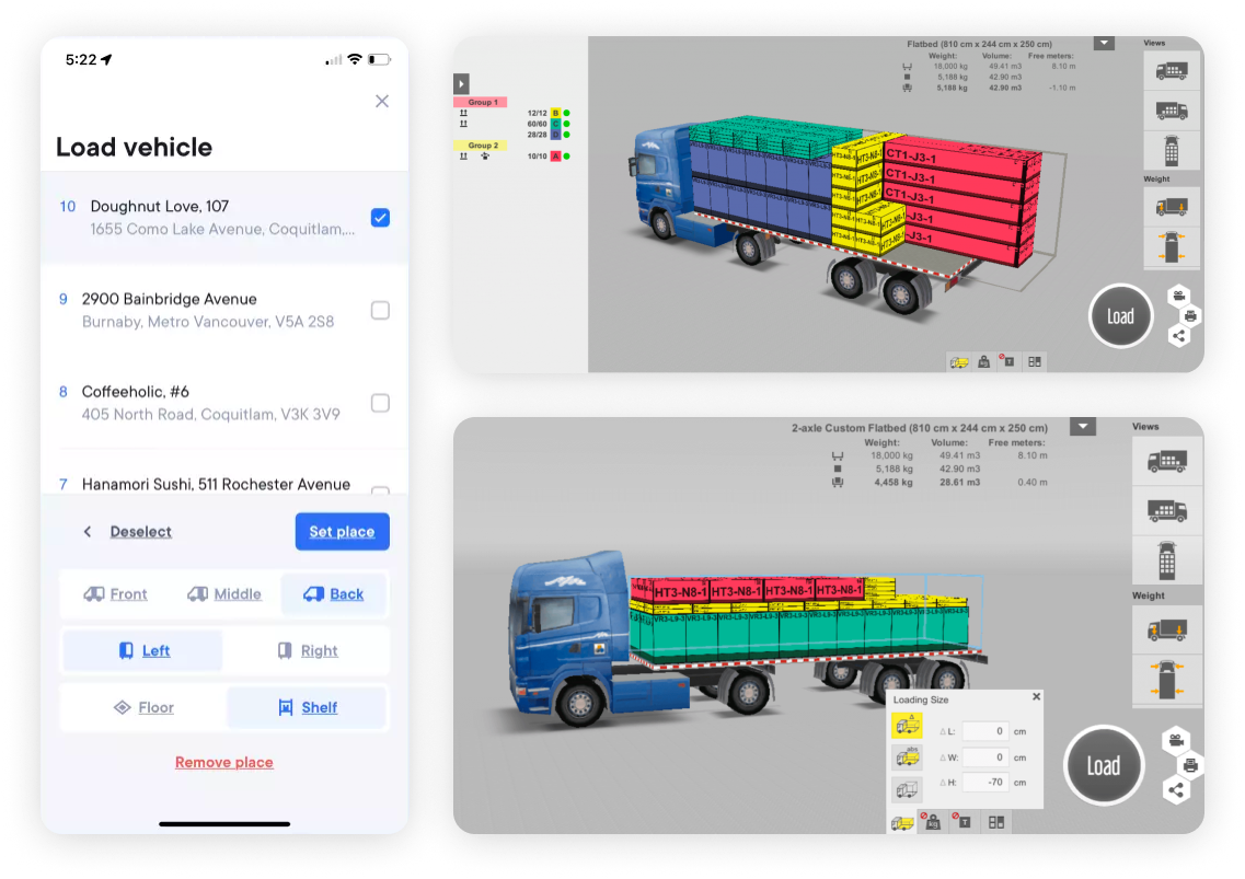 smart vehicle loading smart vehicle loading